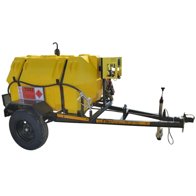 1000l Diesel trailer 40lpm-12v-exec horizontal unbraked