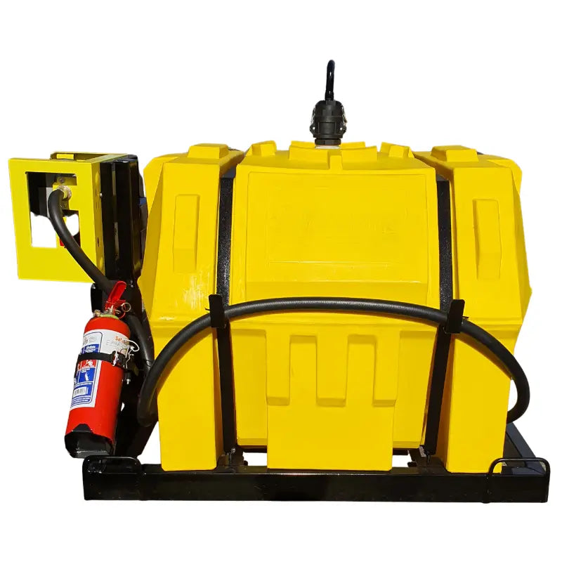 500l Diesel bowser 40lpm-12v-exec horizontal unit