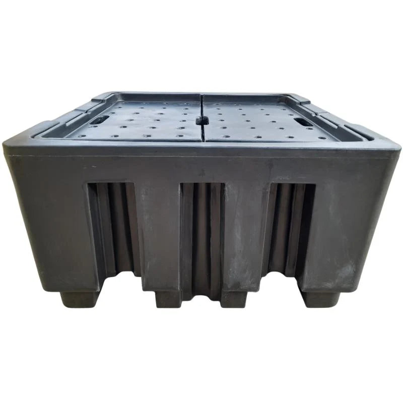 Spill Cage - Polyethylene 1100l with removable deck