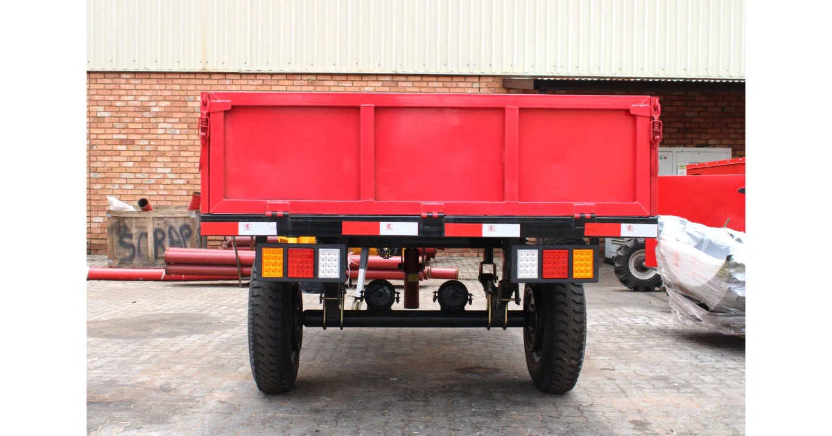 Tipping Yard Trailer 3T Hydraulic Single Axe