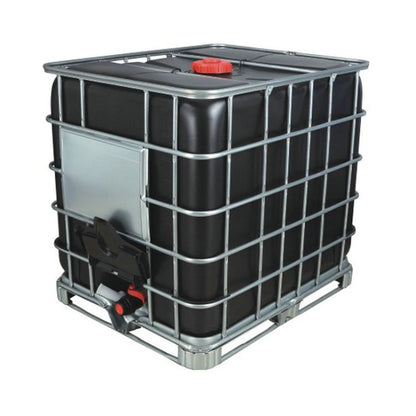 Fairly Used 1000 Litre Black IBC Tanks UV Protected on Steel Pallets