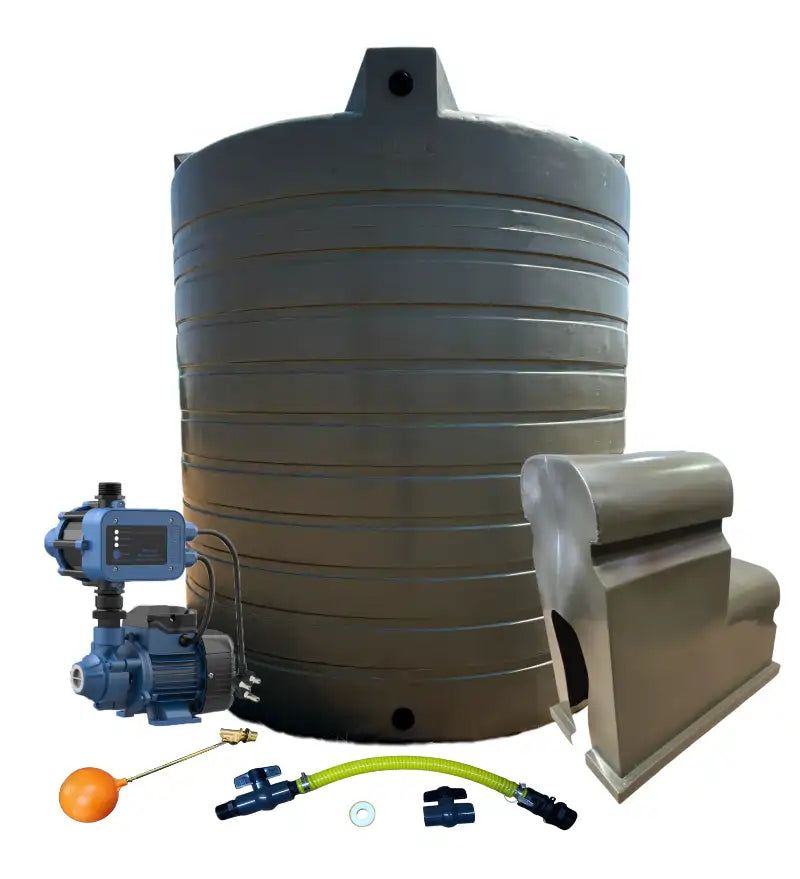 10 000l Water tank & 0.37kw Econo Peripheral Water Pump