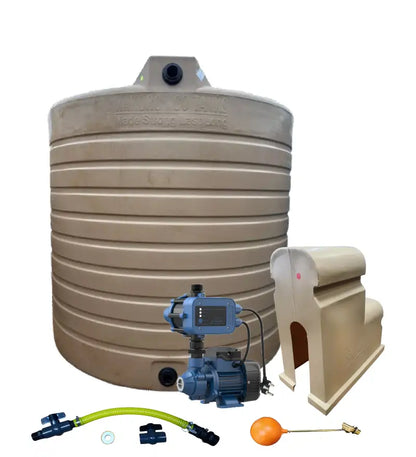 10 000l Water tank & 0.37kw Econo Peripheral Water Pump