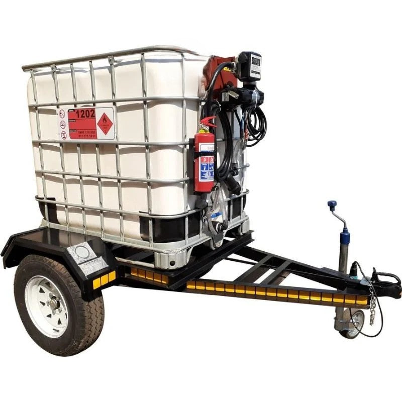 1000l Diesel trailer 85Lpm-12v unbraked