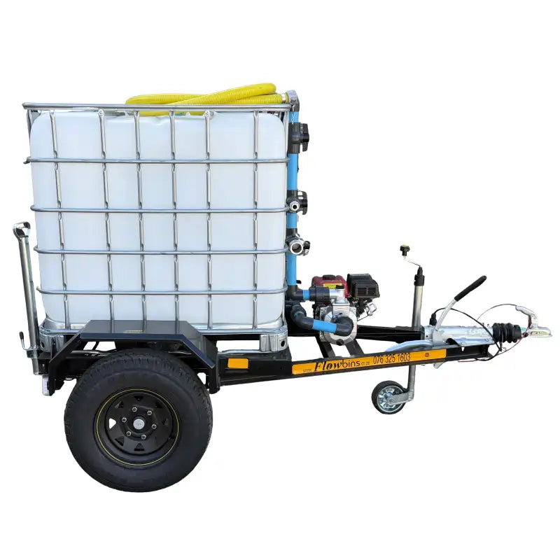 1000l Water Bowser trailer 2.8bar-exec Flowbin