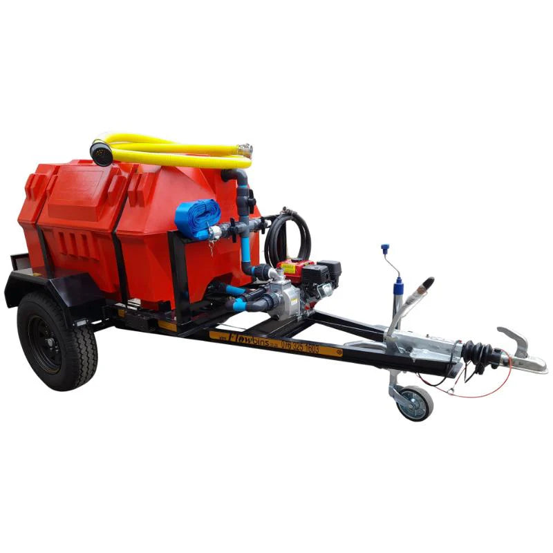 1000l Water Bowser trailer 2.8bar-exec braked