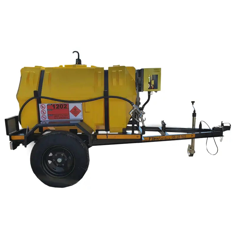 1000l Diesel trailer 40lpm-12v-exec horizontal unbraked