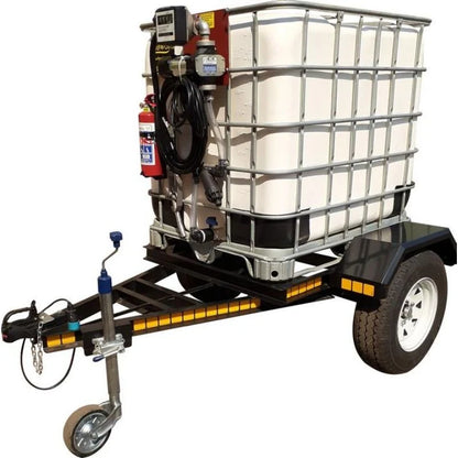 1000l Diesel trailer 85Lpm-12v unbraked