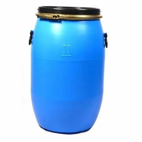 Brand New 120 Litre Open Top Blue Plastic Drum