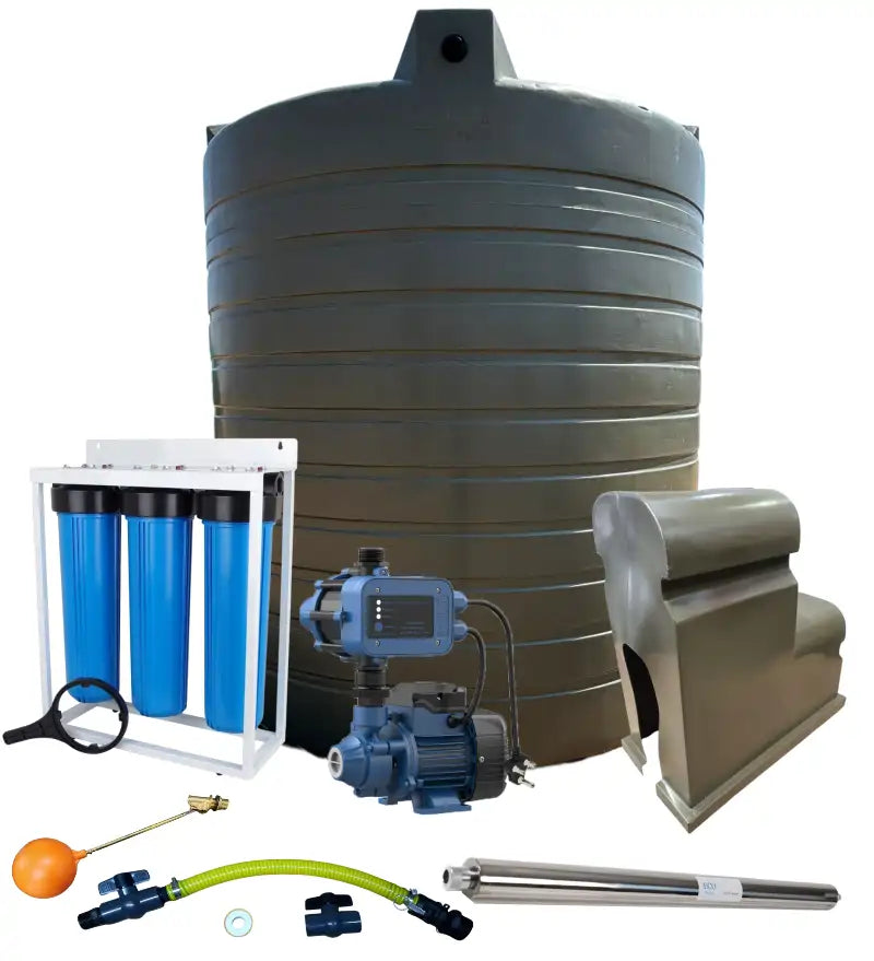 15 000l Water tank &amp; 0.37kw Econo Peripheral Water Pump