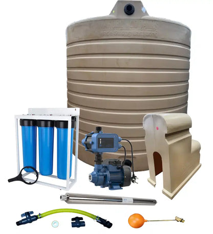 15 000l Water tank &amp; 0.37kw Econo Peripheral Water Pump