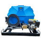 500l Mobile High Pressure Washer 6.5hp petrol 186bar