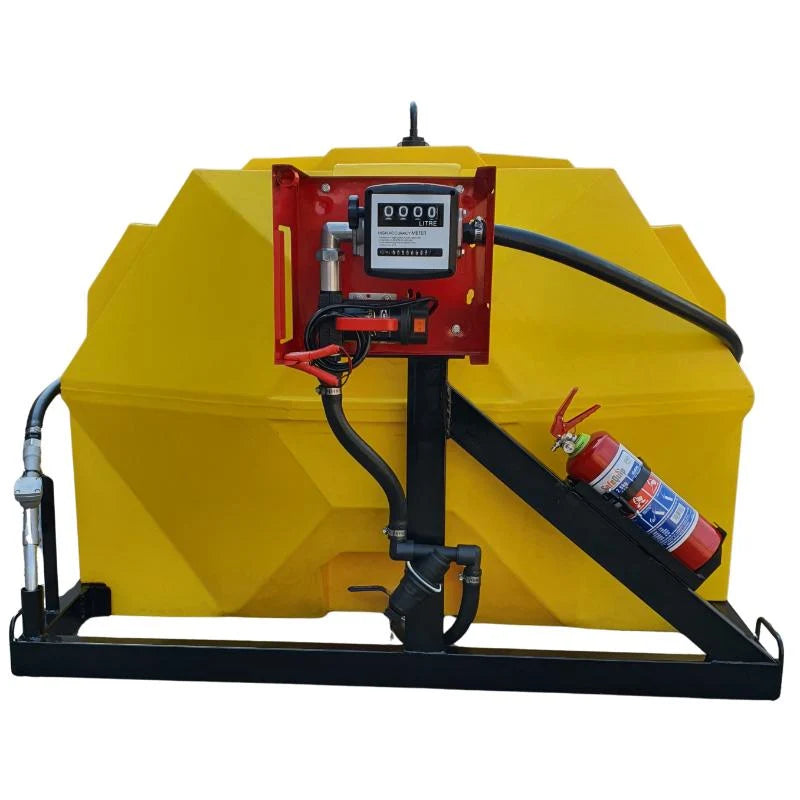 2500l Diesel bowser 40lpm-12v-exec horizontal unit