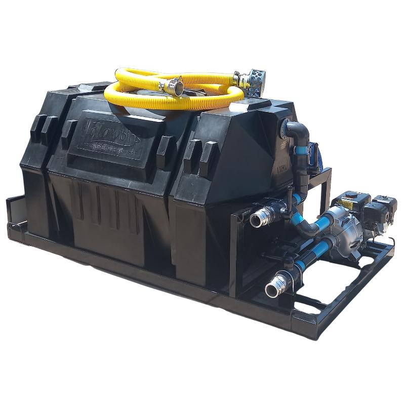 2000l Honey Sucker mobile Horizontal Unit