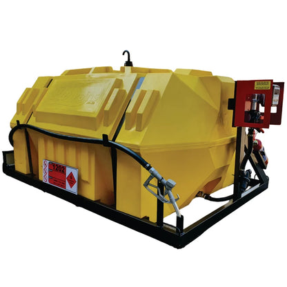 2000l Diesel bowser 40lpm-12v-exec horizontal unit