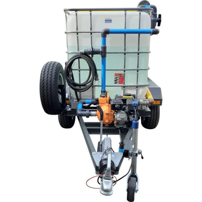 2000l Fire fighter trailer 7bar-1-outlet braked unit