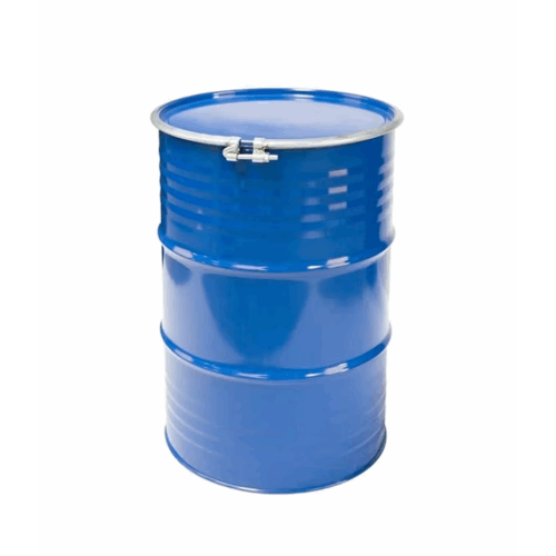 210 L Open-Top Steel Drum with Lid and Ring – UN Approved