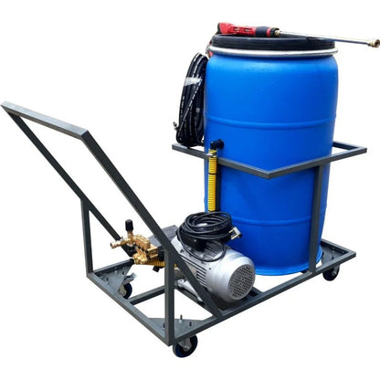210lt High Pressure Washer Trolley 2.2kw-220v-100bar