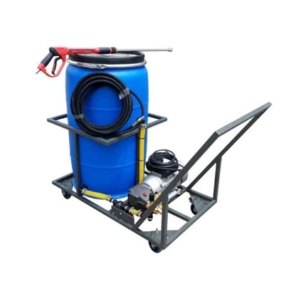 210lt High Pressure Washer Trolley 2.2kw-220v-100bar