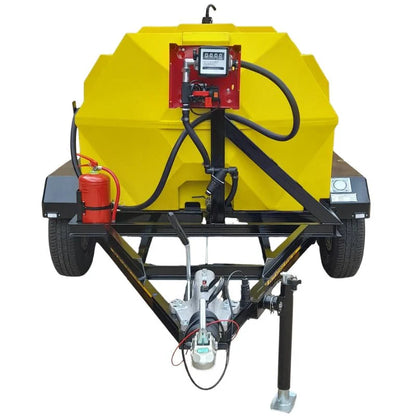 2000l Diesel trailer 40lpm-12v-exec horizontal braked