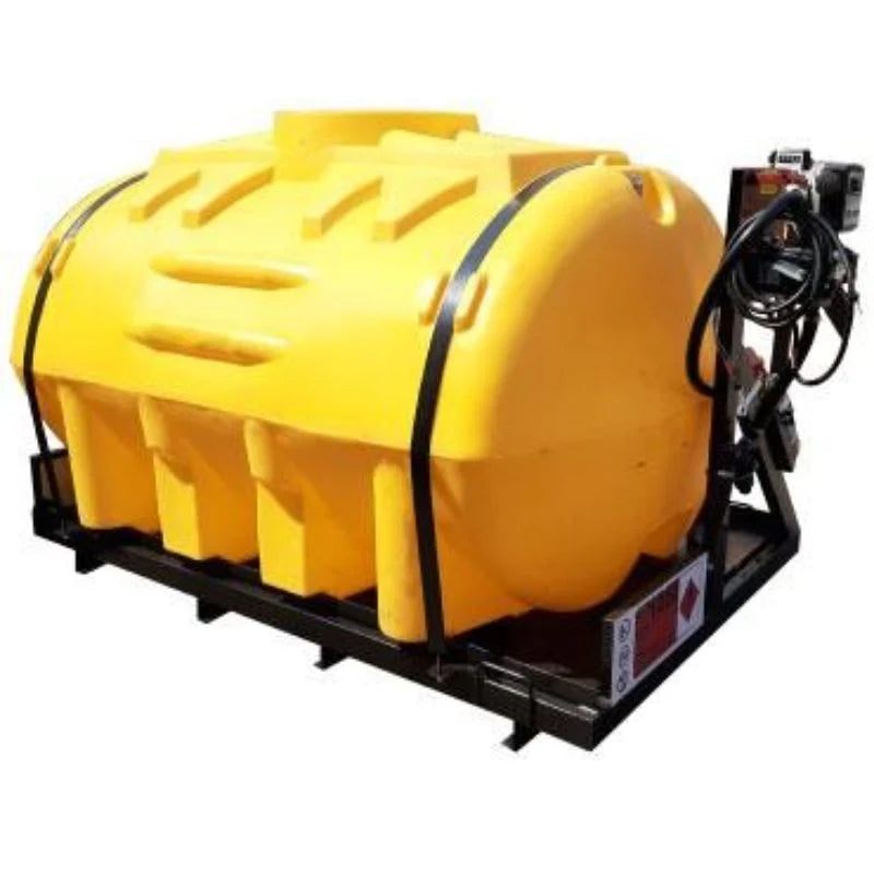2500l Diesel bowser 85lpm-12v horizontal unit