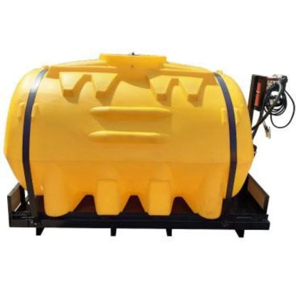 2500l Diesel bowser 85lpm-12v horizontal unit
