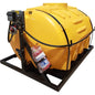 2500l Diesel bowser 50lpm-12v horizontal unit