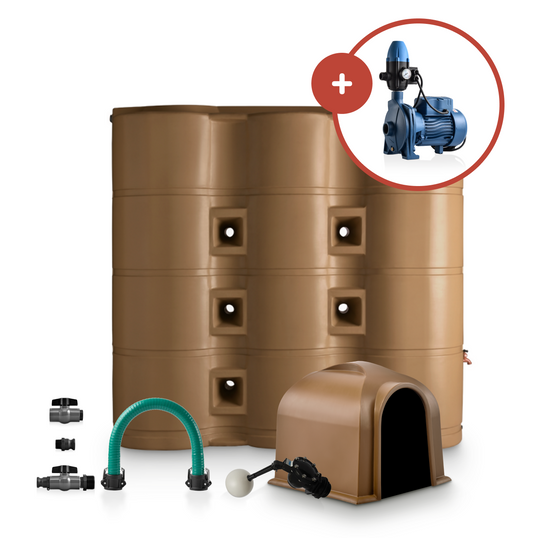 3000L Slim Tank and 0.75kW Pump Combo