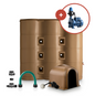 3000L Slim Tank and 0.75kW Pump Combo