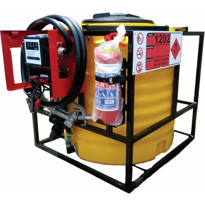 300l Diesel Bowser 40lpm-12v-Exec Vertical Unit