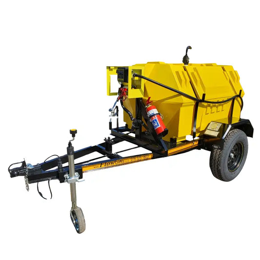 1000l Diesel trailer 40lpm-12v-exec horizontal braked