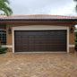 Double Glosteel Garage Door Brown Steel