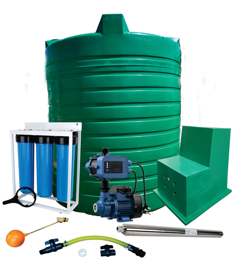 5000l Water tank Combo & 0.37kw Econo Peripheral Water Pump