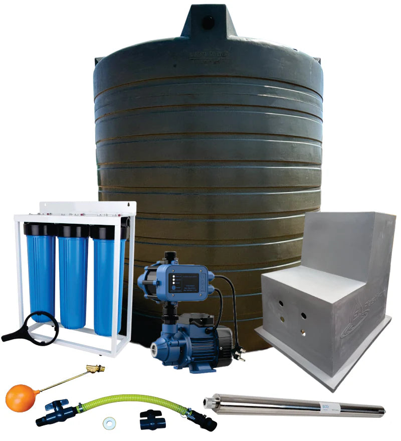 5000l Water tank Combo & 0.37kw Econo Peripheral Water Pump