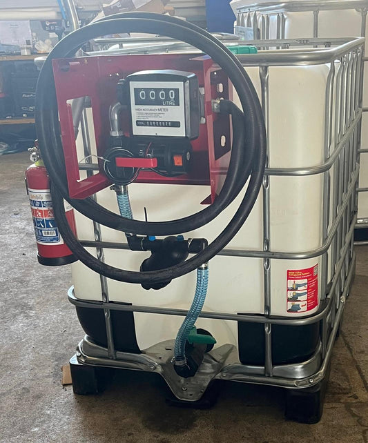 600L 12V 40l/min Diesel bowser with fire extinguisher and filter