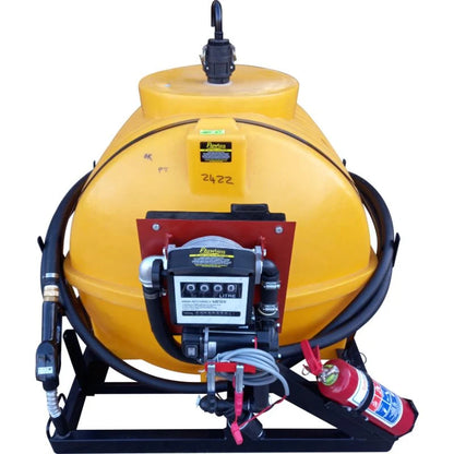 650l Diesel bowser 50lpm-12v horizontal unit