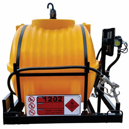 650l Diesel bowser 40lpm-12v-basic horizontal unit