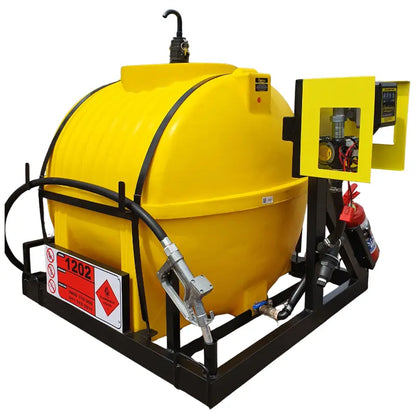 650l Diesel bowser 40lpm-12v-exec horizontal unit