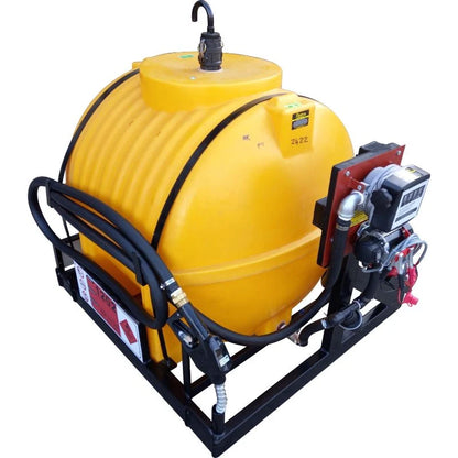 650l Diesel bowser 50lpm-12v horizontal unit