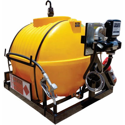 650l Diesel bowser 85lpm-12v horizontal unit