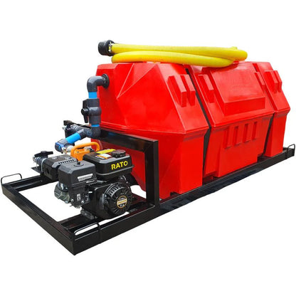 1000l Water Bowser 7bar-1-outlet horizontal
