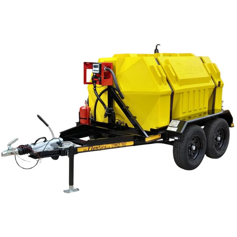2000l Diesel trailer 40lpm-12v-exec horizontal braked