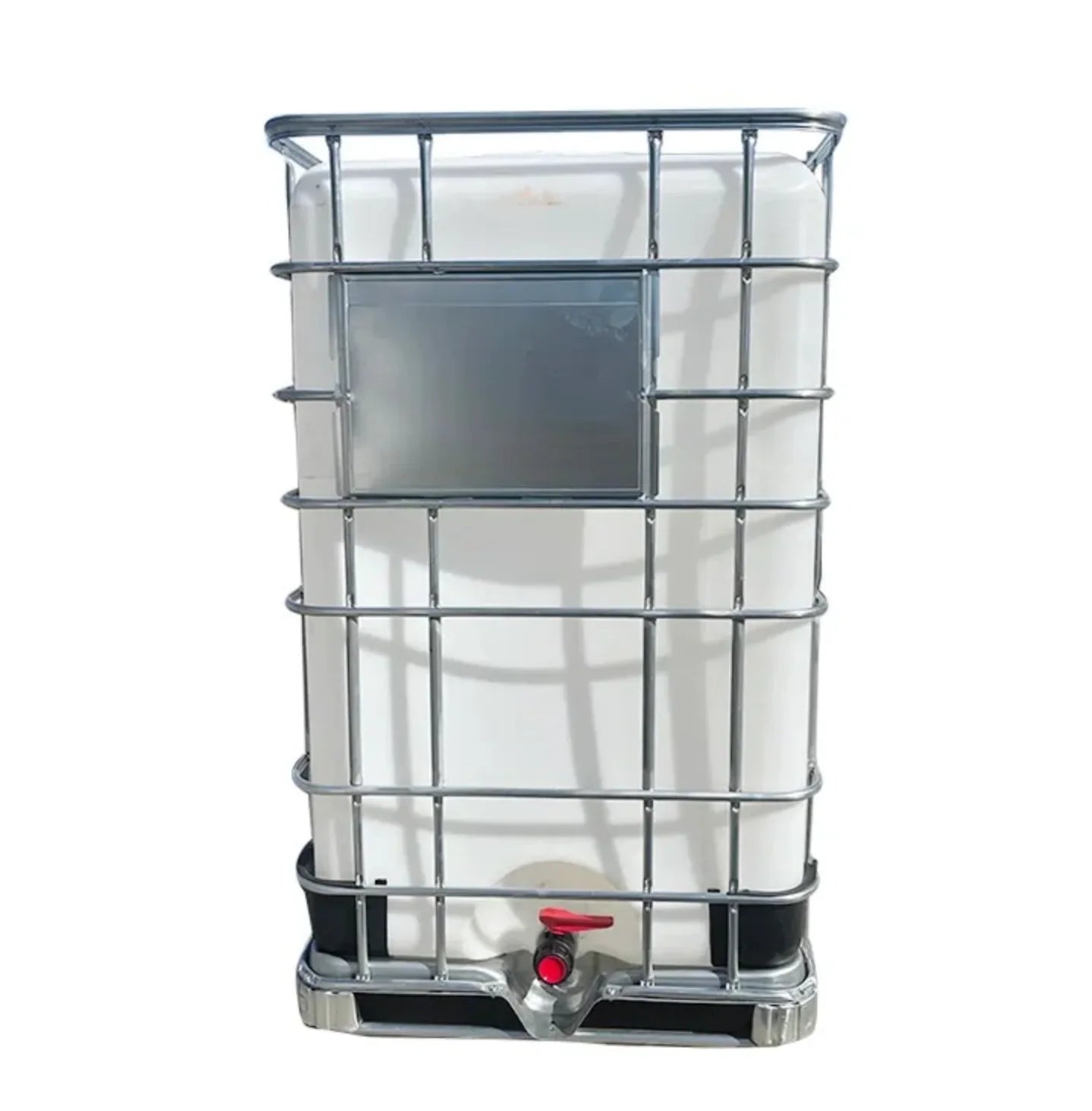 New 1500 Litres UN Approved Clear IBC Tank on Steel Pallet