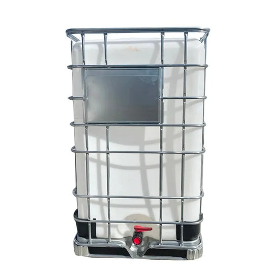 New 1500 Litres UN Approved Clear IBC Tank on Steel Pallet