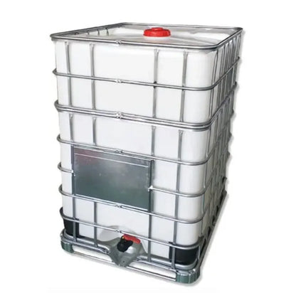 New 1500 Litres UN Approved Clear IBC Tank on Steel Pallet