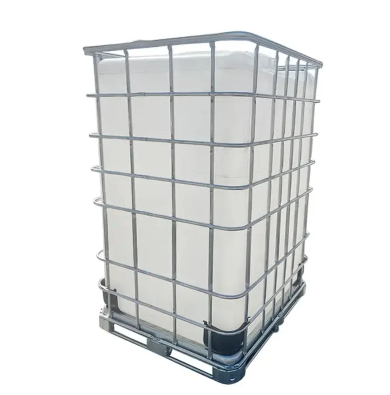 New 1500 Litres UN Approved Clear IBC Tank on Steel Pallet