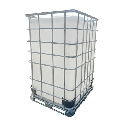 New 1500 Litres UN Approved Clear IBC Tank on Steel Pallet