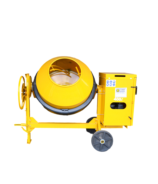Turner Morris Mixer with Honda Petrol Engine 5.5hp 400Lt Drum