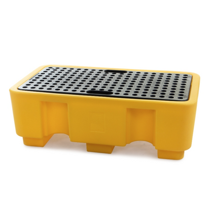 2 Drums Spill Containment Pallet for Hazardous Liquids (250 Litre Capacity)