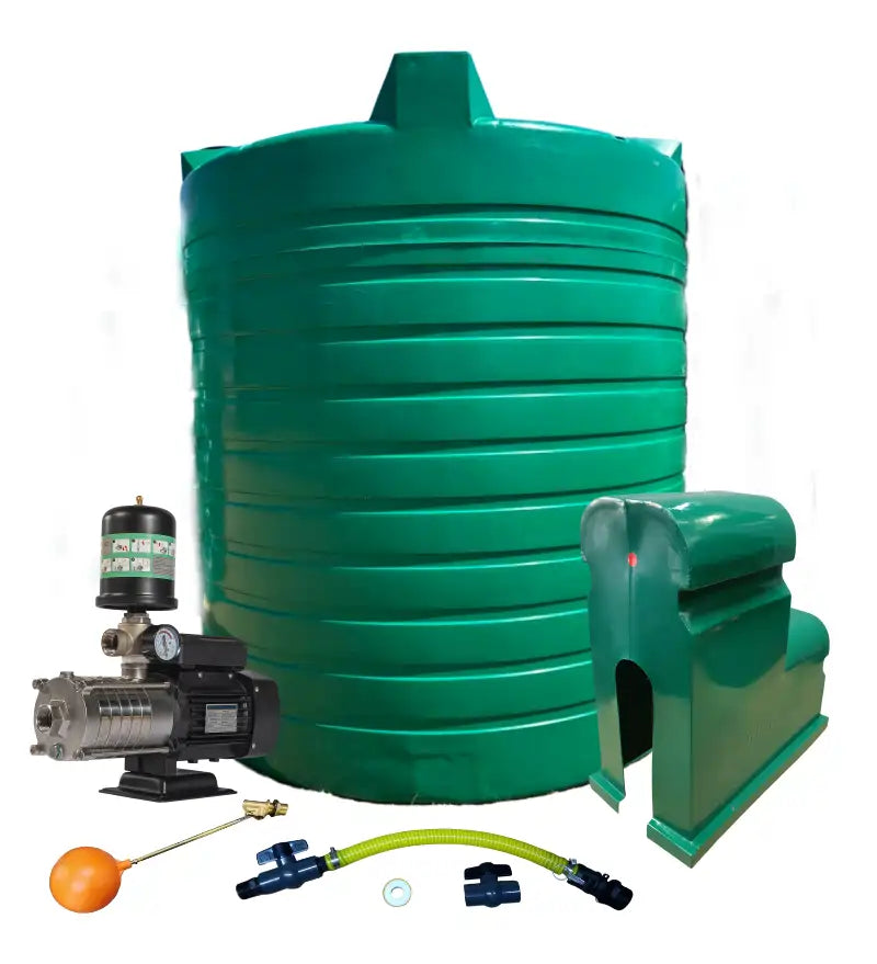 Water Tank Combo Executive – 10,000L Water Tank & 0.75kW Intelli VSD Booster Pump